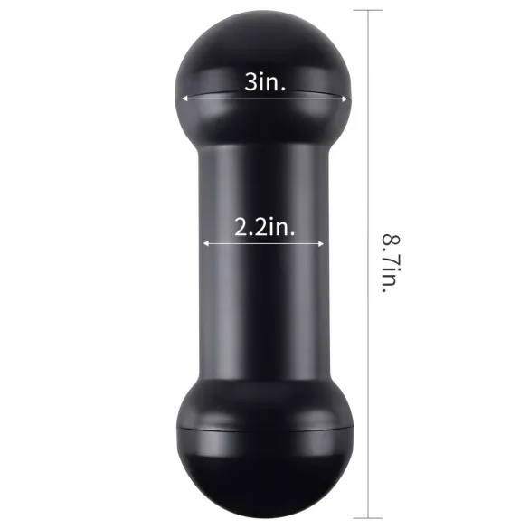 Lovetoy - masturbador doble orificio vagina y ano - realista color piel