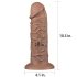 Lovetoy Chubby - Dildo realista con ventosa 25cm (natural)