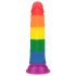Lovetoy Prider - dildo realista - 19cm (arcoíris)