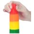 Lovetoy Prider - Dildo realista con testículos - 20cm (arcoíris)