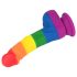 Dildo realista Lovetoy Prider 19cm - Arcoíris 