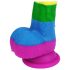 Dildo realista Lovetoy Prider 19cm - Arcoíris 