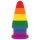 Lovetoy Prider - plug anal expansor - 15cm (arcoíris)