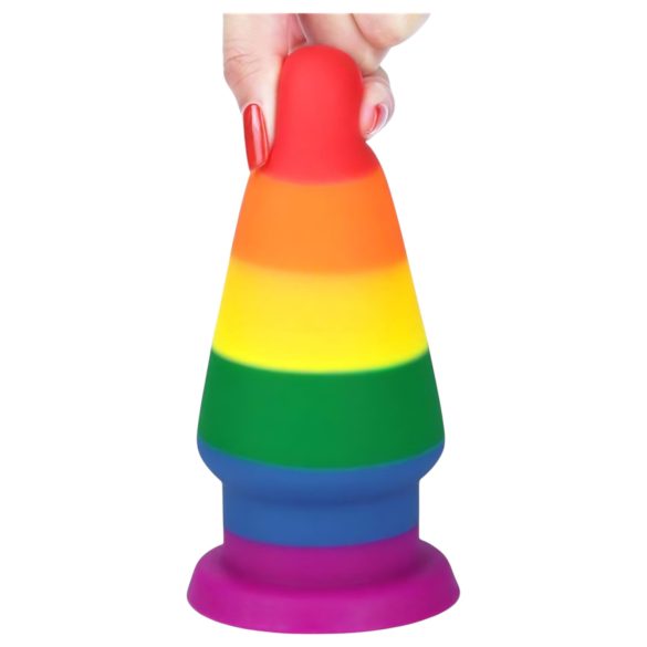 Lovetoy Prider - plug anal dilatador - 15 cm - arcoíris