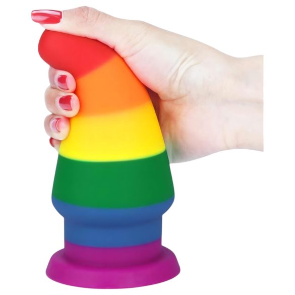 Lovetoy Prider - plug anal dilatador - 15 cm - arcoíris
