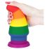 Lovetoy Prider - Plug anal arcoíris, 15 cm