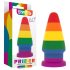 Lovetoy Prider - plug anal expansor - 15cm (arcoíris)