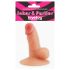 Lovetoy - soporte de teléfono con ventosa - minidildo (natural)