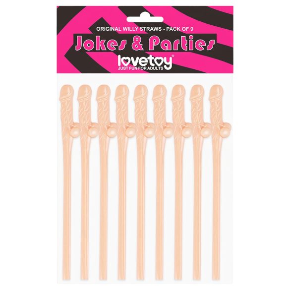 Lovetoy - pajita pene realista (natural)