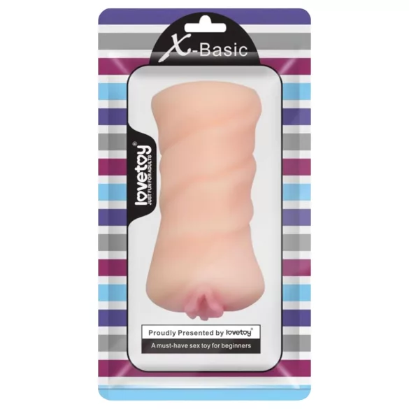 Lovetoy X-Basic - masturbador vaginal - realista - silicona color piel