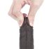 Dildo Bicolor 18cm Marrón - Piel Deslizante