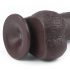 Dildo Lovetoy Piel Deslizante 23cm (marrón)