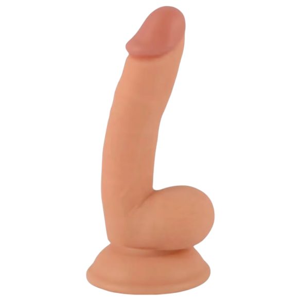Mr. Rude - Dildo realista con ventosa y testículos - 18cm (piel)