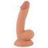 Mr. Rude - Dildo realista con ventosa y testículos - 18cm (natural)