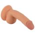 Mr. Rude - Dildo realista con ventosa y testículos - 18cm (piel)
