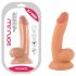 Mr. Rude - Dildo realista con ventosa y testículos - 18cm (natural)