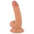 Mr. Rude - Dildo realista con ventosa y testículos - 18cm (natural)