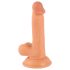 Dildo realista con ventosa y testículos - 17cm (natural)