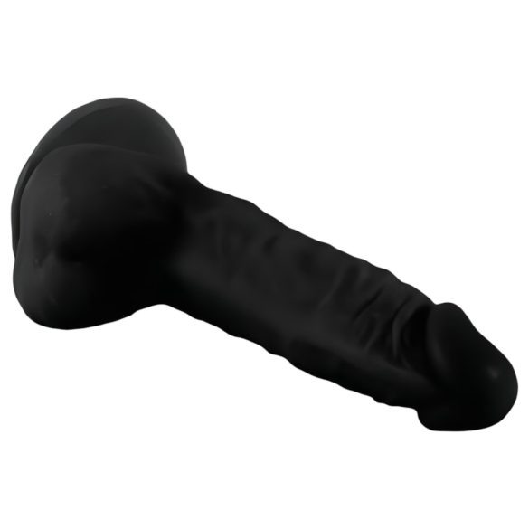 Mr. Rude - dildo realista con testículos y ventosa - 19cm negro