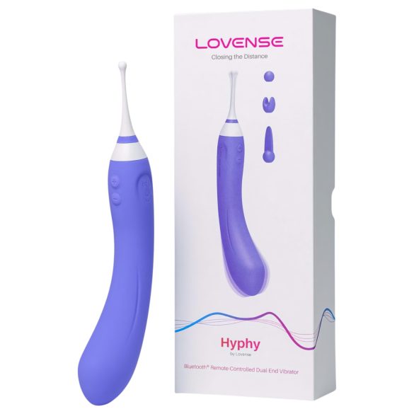 LOVENSE Hyphy - vibrador inteligente 2in1 (morado)