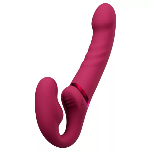 LOVENSE Lapis - consolador vibrador sin arnés - silicona rojo