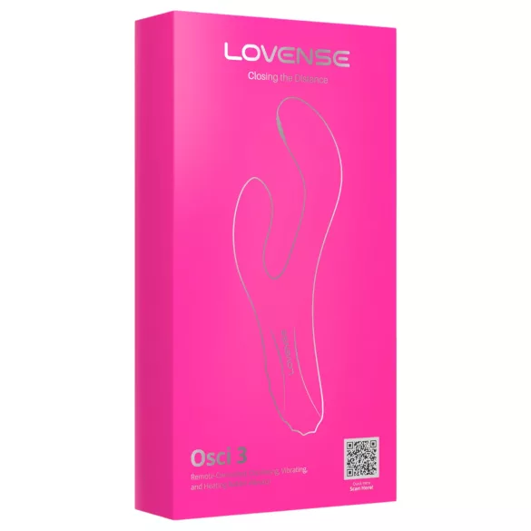 LOVENSE Osci 3 - vibrador con estimulador de clítoris - silicona rosa