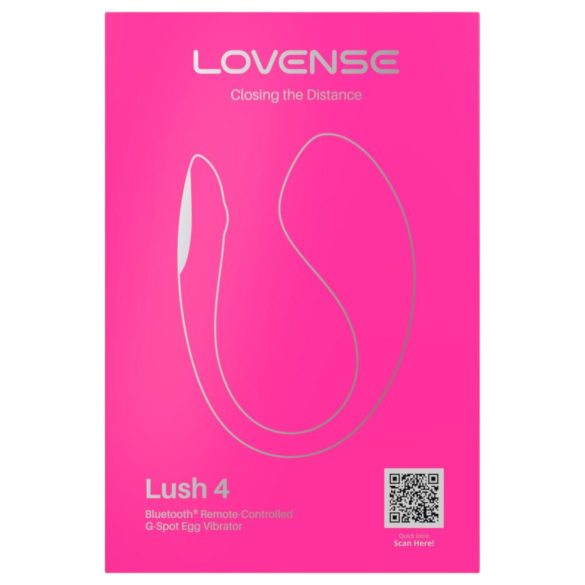Lovense - huevo vibrador inteligente - silicona rosa