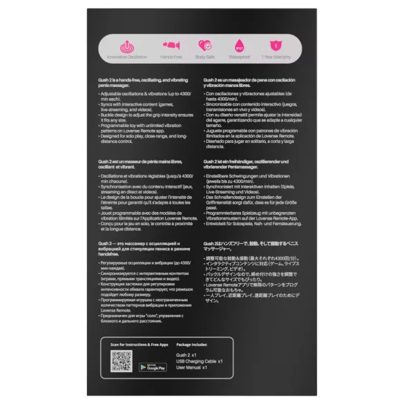 Lovense - masturbador para glande - vibrador recargable - silicona turquesa