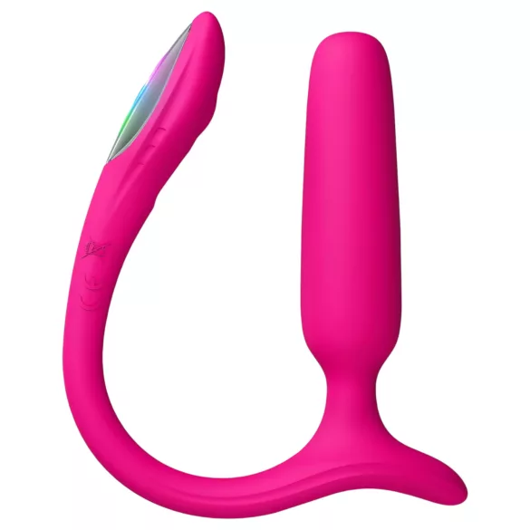 Lovense - Plug anal vibrador inteligente - silicona rosa
