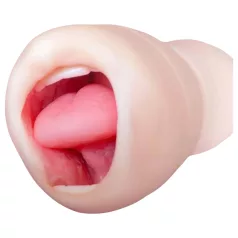   Vaso Tracy's Dog - masturbador oral realista con dientes (color carne)
