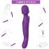 Tracy's Dog Wand - vibrador masajeador pulsante (lila)