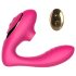 Tracy's Dog 2 - Vibrador 2 en 1 con Ondas de Aire (Rosa)