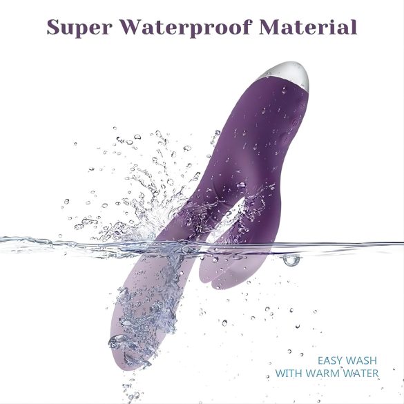 Tracy's Dog - Vibrador rabbit con estimulador de clítoris - silicona lila