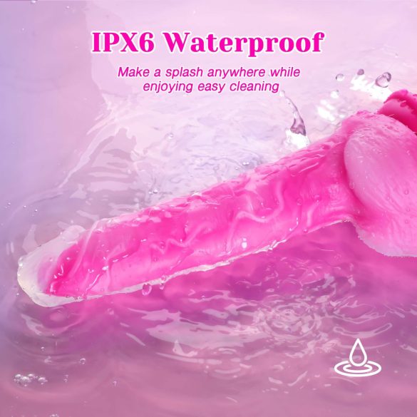 Tracy's Dog Jelivoy-Mid - vibrador realista - 20 cm - silicona rosa