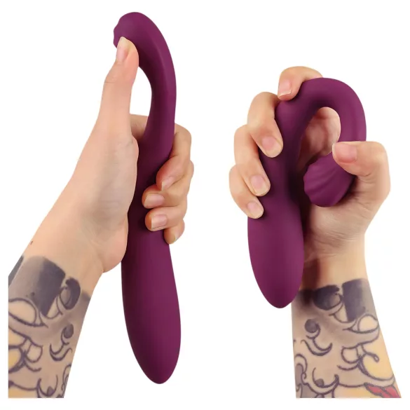 Tracy's Dog OG 3 - succionador de clítoris y vibrador punto G - silicona lila