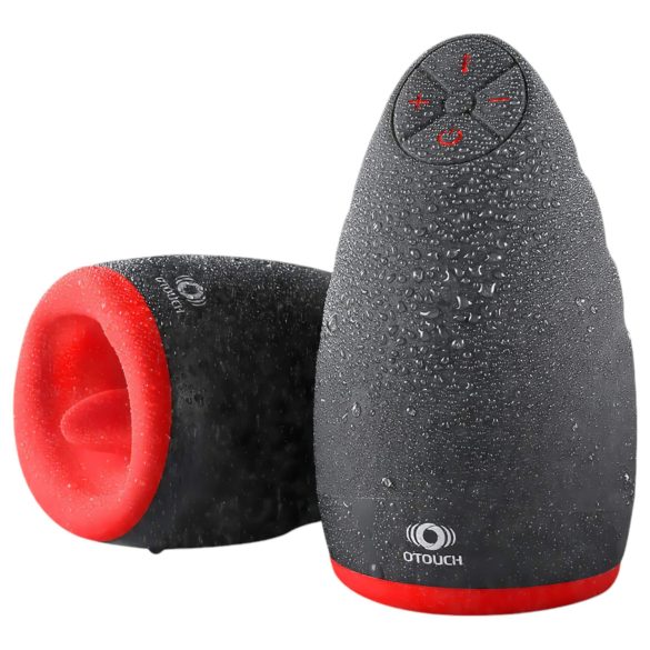 OTOUCH Chiven 2 - masturbador oral vibrador recargable - silicona negra