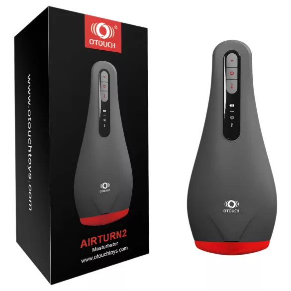 OTOUCH Airturn 2 - masturbador masculino con succión recargable - negro