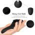 Leopard - Vibrador recargable en forma de bellota (negro)