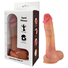   FeelSkin - consolador con testículos ultrarrealista - color natural (21 cm)