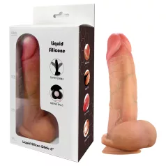   FeelSkin - consolador con testículos ultrarrealista (color natural, 12,5 cm)