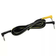   DG-LAB - cable de electrodos con clavijas acodadas de 2 mm (negro)