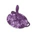 Almohada Vibradora Rebotante - Clásico Inflable (morado)