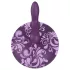 Bouncy Bliss Classic - cojín hinchable con vibrador - silicona lila