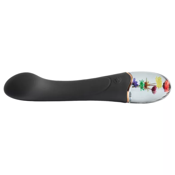 LOVISS Flower Grace - vibrador punto G (negro)