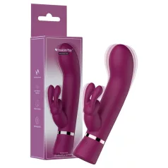   Passion Play - vibrador con brazo estimulador del clítoris (granate)