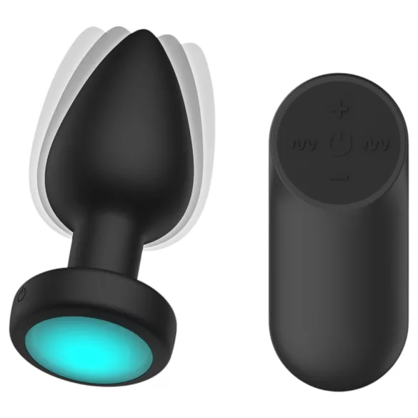 Passion Play - Plug anal vibrador con luz LED - Talla M