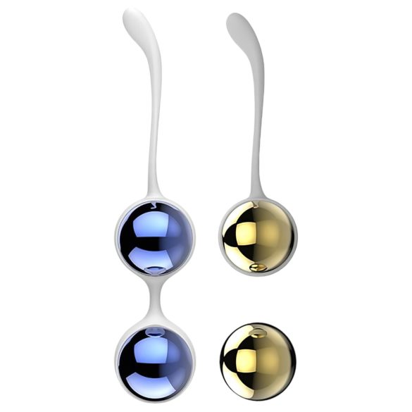 Set de bolas geisha Nalone Yany Love (azul-dorado)