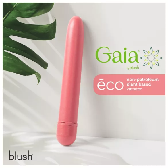 Gaia - Vibrador ecológico grande - silicona rosa