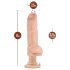 Blush Bad Boy - vibrador con anillo penetrante de 17 cm (color natural)