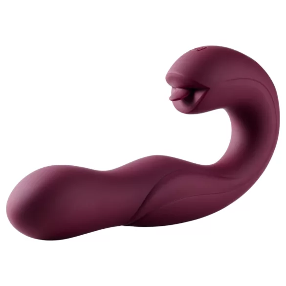 Honey Play Box Joi - vibrador punto G rotatorio con lengua - silicona lila